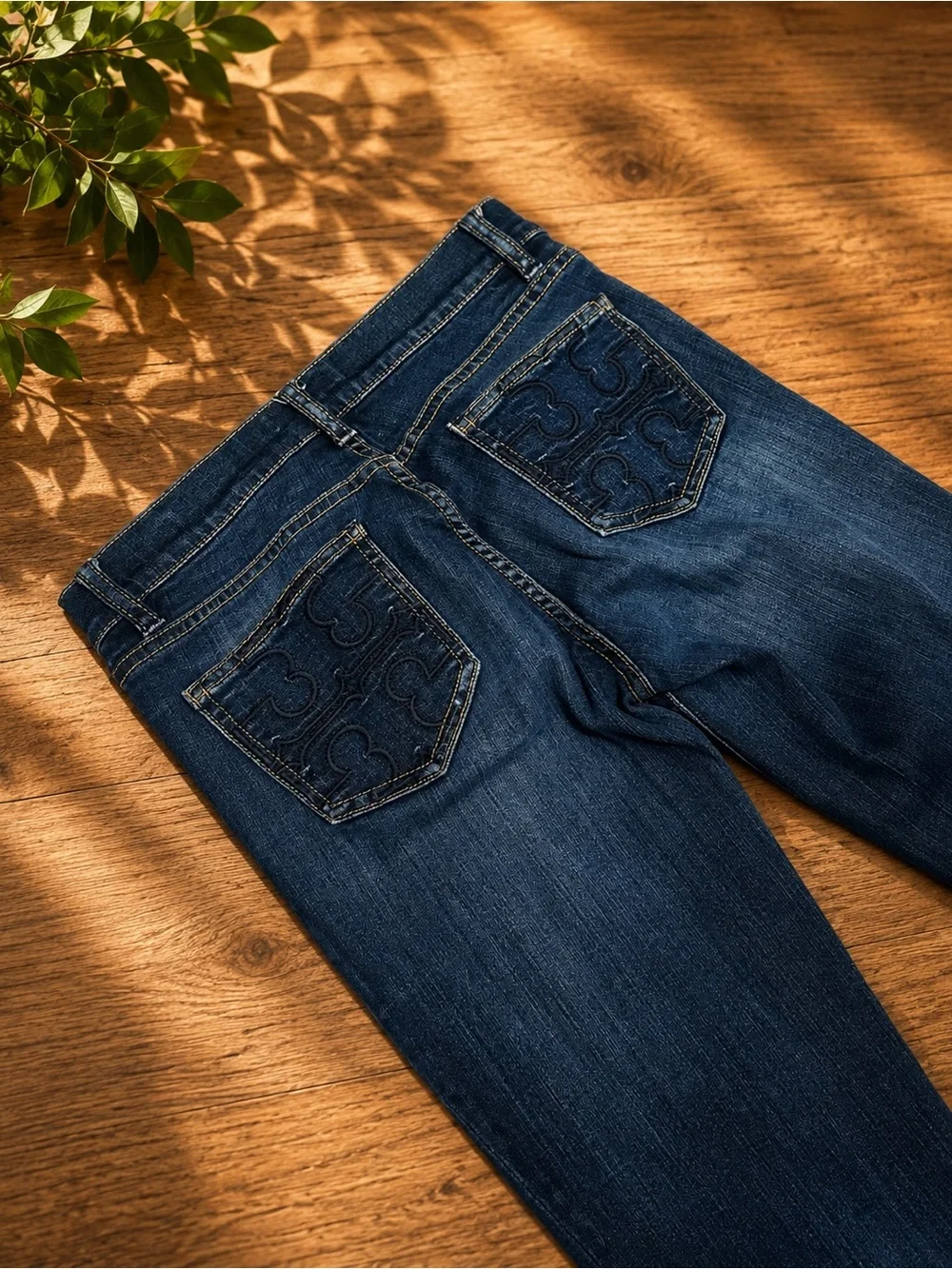 Tory Burch Dark Blue Skinny Jeans